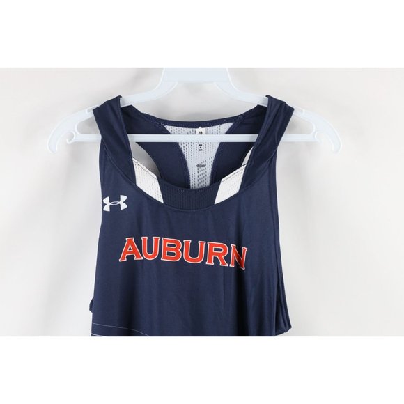 New Under Armour Womens S Sample Auburn University Fitted Track Singlet Jersey - Picture 2 of 8
